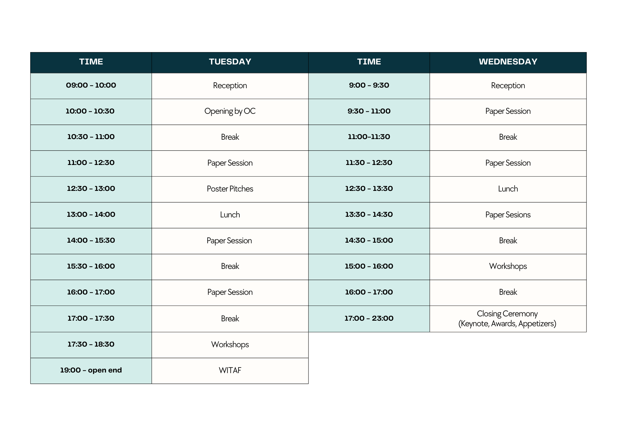 DeafTech 2026 Program Schedule